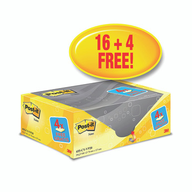 Value Pkpostit Notes 76X127MM P20 - -