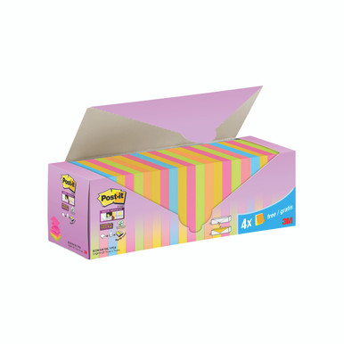 Post-It Stky Z-Note Colr 76X76MM P24 - -