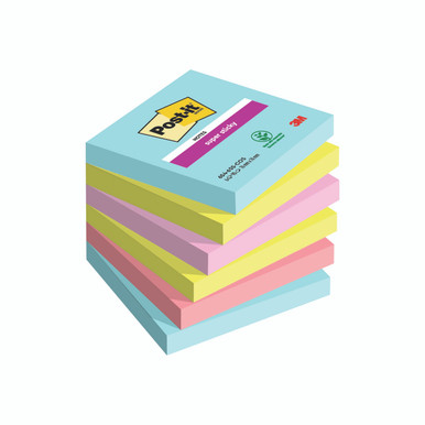 Post-It S/Stk 76X76 90S Cosmc PK6 - -
