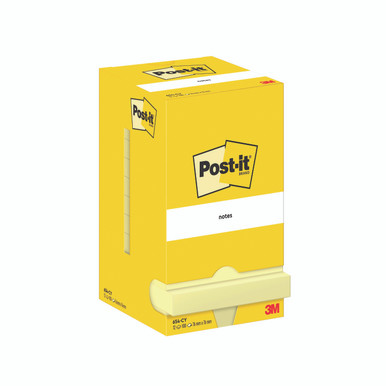 Post-It Notes 76X76 100S C/Ylw PK12 - -