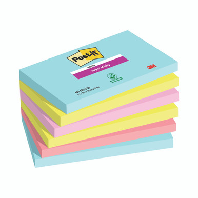 Post-It S/S Notes 76X127 Miami P6 - -