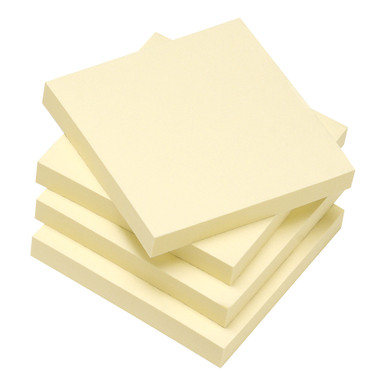 Re-Move Sticky Note 76X76 Ylw PK12 - -