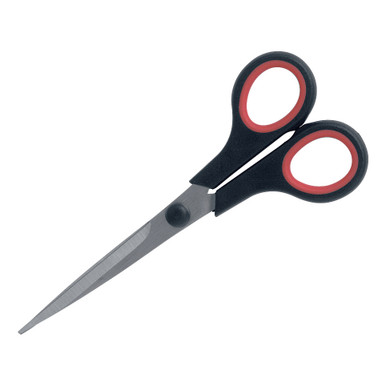 Scissors Sless Steel/Rubber 155MM - -