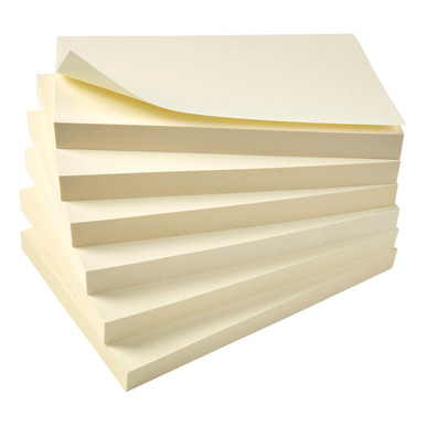 RCYC Sticky Notes 76X127MM Ylw PK12 - -