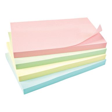 Re-Move Sticky Note 76X127 Pstl PK12 - -