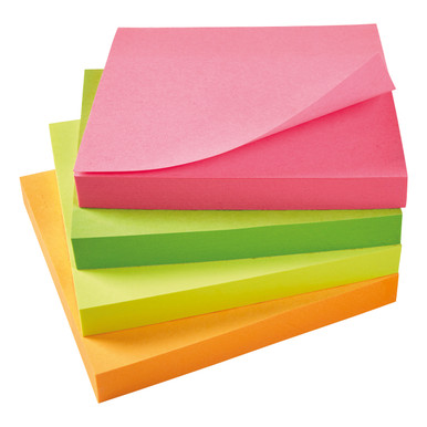 Re-Move Notes 76X76 AST Neon PK12 - -