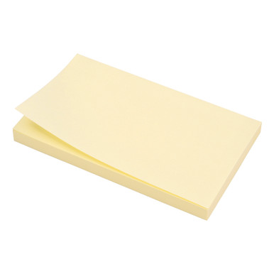 Extra Sticky Notes 76X127MM Ylw PK12 - -