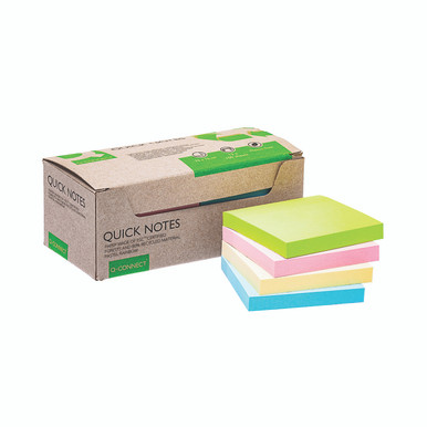 Q-Connect RCYC Notes 76X76 Pstl PK12 - -