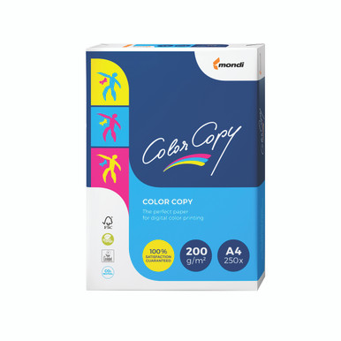 Colour Copy A4 200GSM WHT PK250 - -