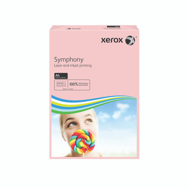 Xerox Symp A4 Paper 80G Pink PK500 - -