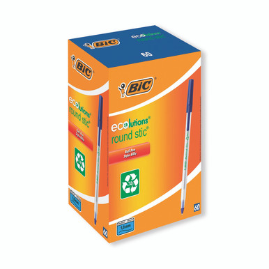 Bic Ecolutions Ballpoint Blue PK60 - -