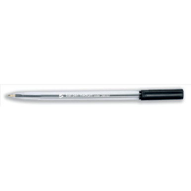 Ball Pen Medium 1MM Tip BLK PK50 - -
