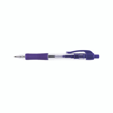 Q-Connect Retractable Ball Pen Blue - -