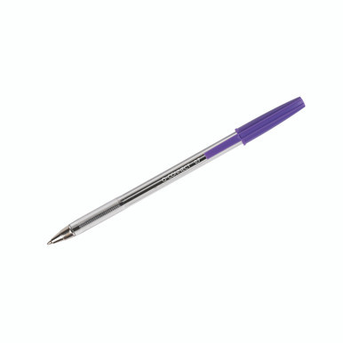 Q-Connect Md Violet Blpoint Pen PK50 - -