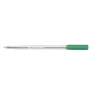 Ball Pen Medium 1MM Tip Green PK20 - -