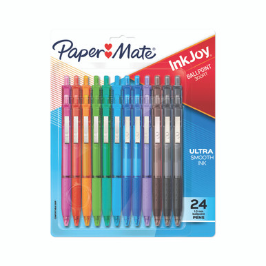 Papermate Inkjoy Ballpoint AST PK24 - -