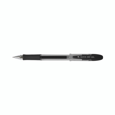 Q-Connect Delta Gel Pen Black PK12 - -