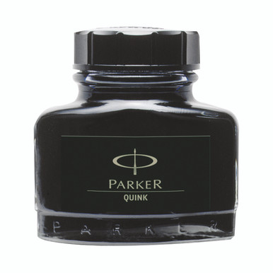 Parker Quink Ink Bottle Black 2OZ - -