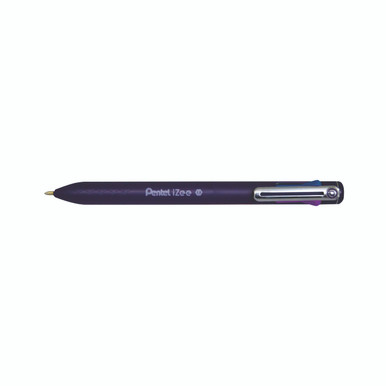 Pentel Izee 4 Colr Ballpnt ASST PK12 - -