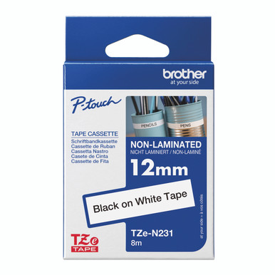 Brother Tze N-L Tpe 12MM BLK/WHT Tpe - -