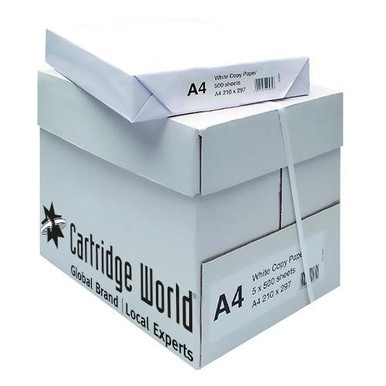 Copier/Laser Paper A4 White 5 Reams (2500 Sheets 75gsm) - Copy Paper - Office Supplie