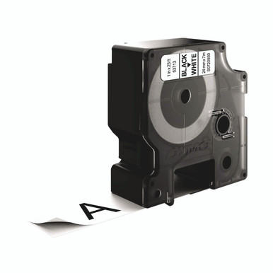 Dymo D1 Labelmaker Tape 24MM BLK/WHT - -