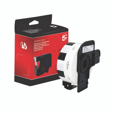 Lbl 24 Rnd BLK On W DK11218 - -