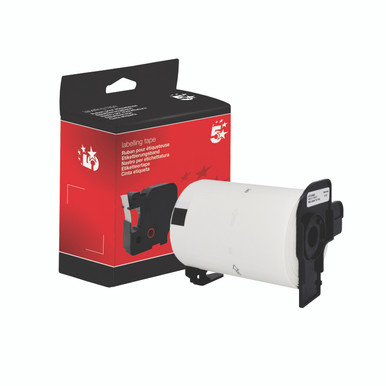 Barcode Labels Roll BLK O Wh - -