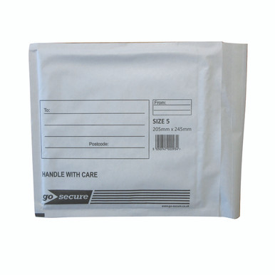 Gosecure Bubble Env Size 5 WHT PK100 - -