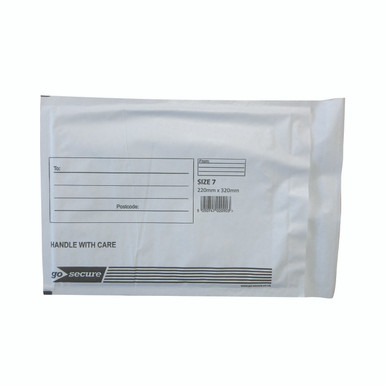 Gosecure Bubble Env Size 7 WHT PK50 - -