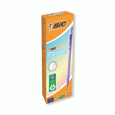 Bic Matic Mech Pencil 0.7 Pastl PK12 - -