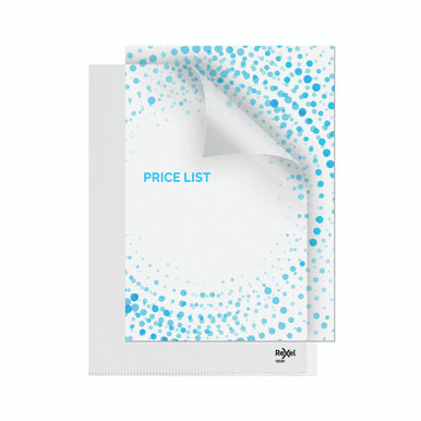 Rexel Nyrex Cut Back Fldr A4 Clr P25 - -