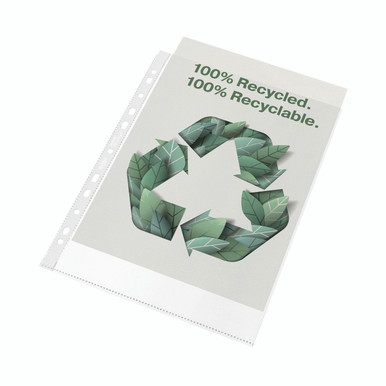 Rexel 100% Recycled A4 Pocket PK100 - -