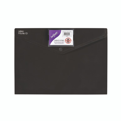 Snopake Polyfile Id A4 Black PK5 - -
