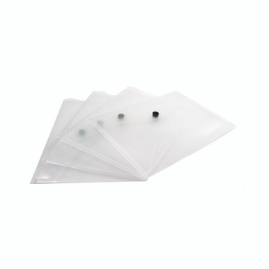 Q-Connect Doc Folder A5 Clear PK12 - -