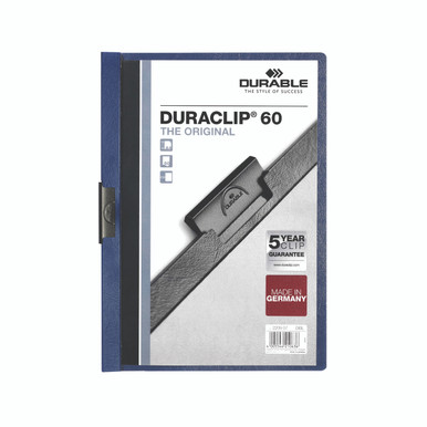 Durable 6MM Duraclip File A4 BLU P25 - -