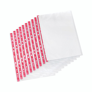 Q-Connect Punched Pkt A4 Sideop PK25 - -