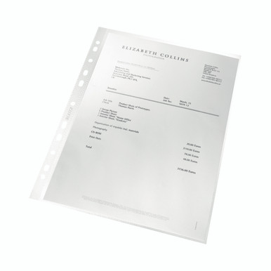 Leitz Recycle Punched Pockets PK100 - -