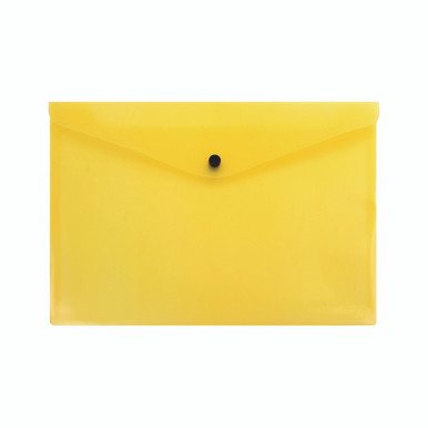 Q-Connect Doc Folder A4 Yellow PK12 - -