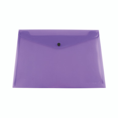 Q-Connect Doc Folder A4 Purple PK12 - -