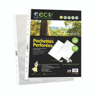 Ss Eco Punch Pocket PK100 Clear - -