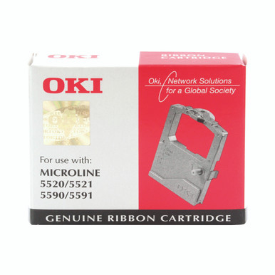 OKI ML5500 Black Fabric Ribbon - -