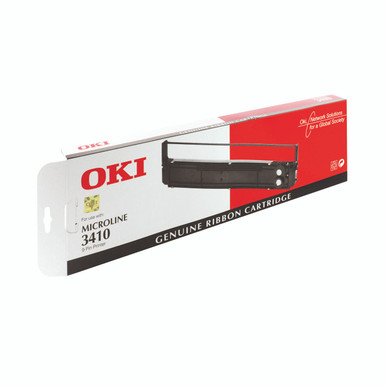 OKI ML3410 Black Fabric Ribbon - -