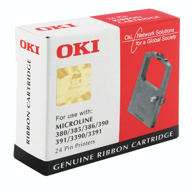 OKI ML300 24 Pin Black Fabricribbon - -