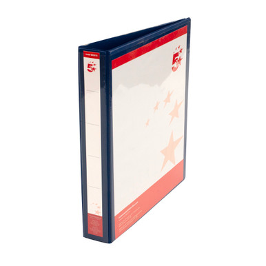 4D-RING Ring Binder A4 25MM BLU PK10 - -