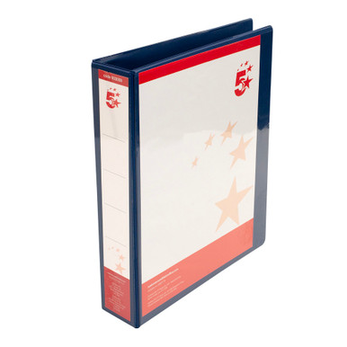 4D-RING Ring Binder A4 38MM BLU PK10 - -
