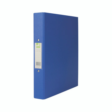 Q-Connect 25MM 2RBNDR PP A4 BLU PK10 - -