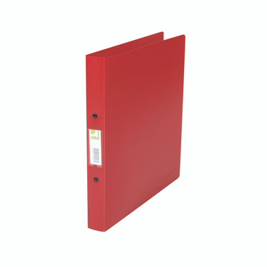 Q-Connect 25MM 2RBNDR PP A4 Red PK10 - -