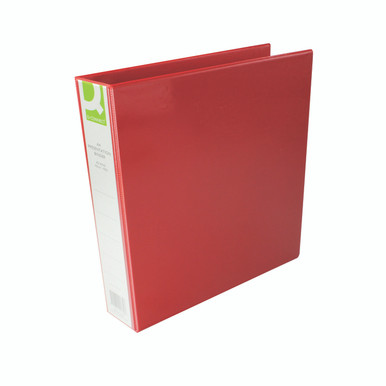 Q-Connect 4D Rbndr 40MM A4 Red - -
