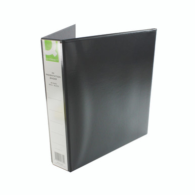 Q-Connect 4D Rbndr 40MM A4 BLK - -